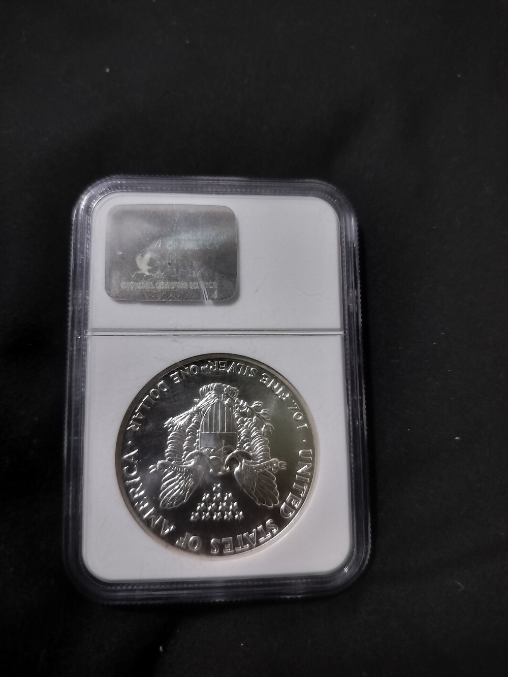 American Silver Eagle 1987 MS69 Certified Silver Coin - Silver - Picture 2 of 2